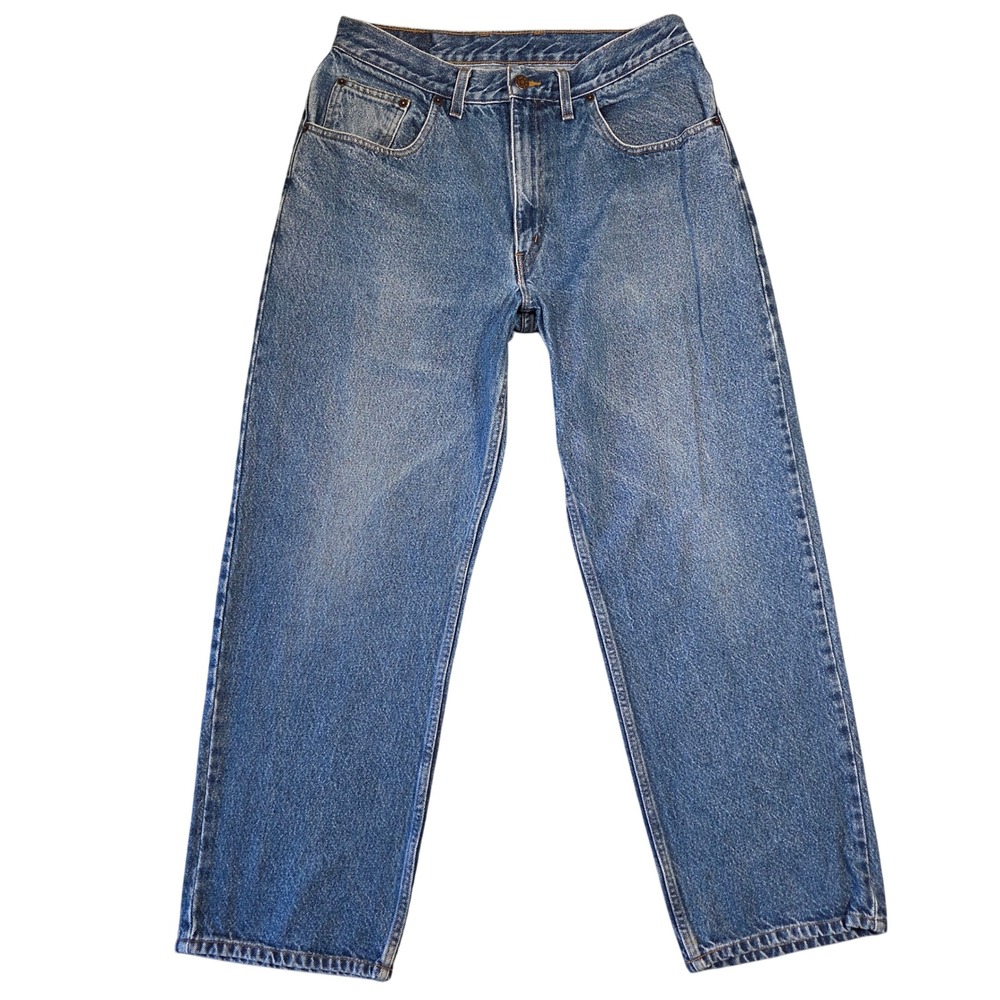 A Star Jeans Mens 34x30 Relaxed Fit Medium Wash Denim Pants Cowboy Western 90s
